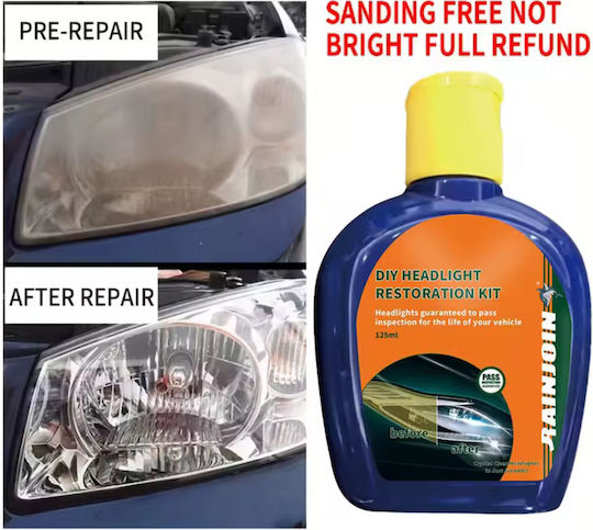 Lichid Curățare și Protecție a Farurilor Auto 125ml