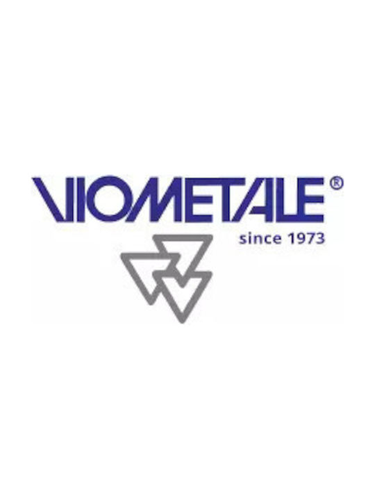 Viometale Lever Middle Door with Plate Pair (Center Distance 75mm) Matte Grey