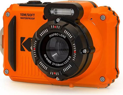 Kodak WPZ2 Компактен Фотоапарат 16МР Оптично Увеличение 4x Оранжева
