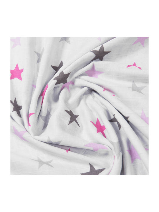 Kidizi Pătură Pepinieră Swaddling pături 100% bumbac Roz 120x120cm