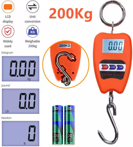 Carne Scale Професионална везна за окачване с капацитет на претегляне 200кг