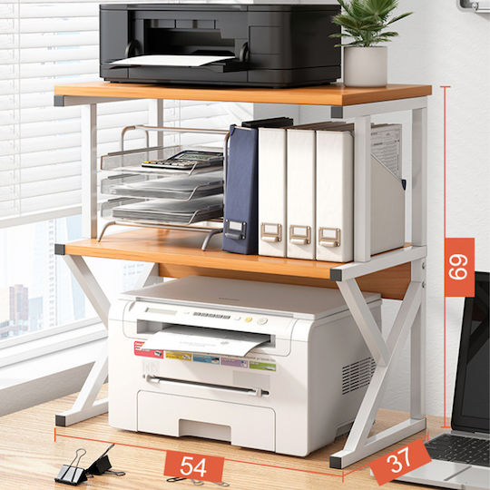 Bookcase White 54x37x69cm