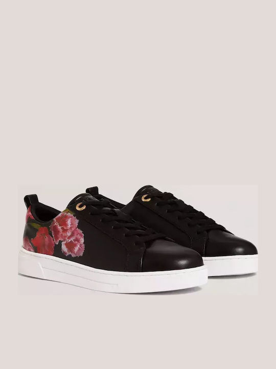 Damen Sneakers Μαύρο / Λουλούδια