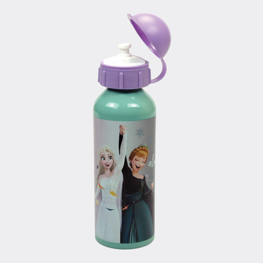 Disney Frozen Victory Παιδικό Παγούρι Frozen Αλουμινίου 520ml