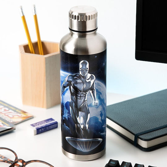 Paladone Kids Water Bottle Stainless Steel Silver 500ml