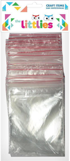 The Littlies Zipper Craft Item 50pcs in Transparent Color