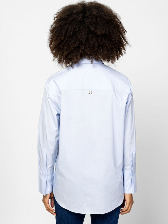 Women's Long Sleeve Shirt Sky Blue