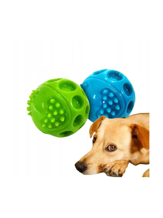 Hilton Ball Toy Dog made of Rubber Blue 1pcs