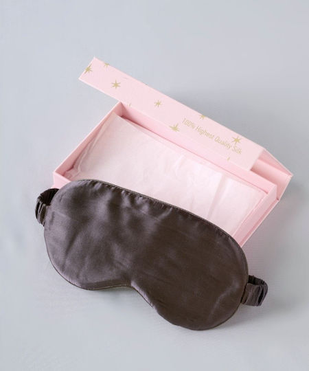 Kentia Stylish Silk Silk Sleep Mask 20x9cm Gray