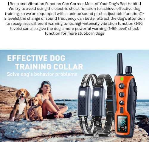 Dog Training Shock Collar with Range 1000m