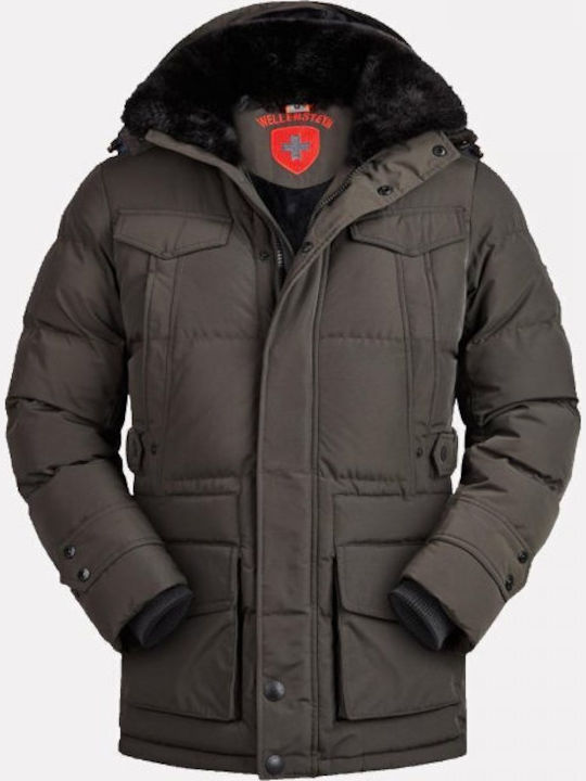 Seamaster Jacke Puffer Wasserdicht und Winddicht Black Army