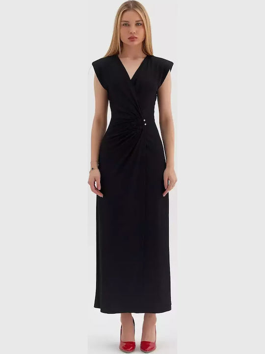 Summer Maxi Dress for Wedding - Christening Black