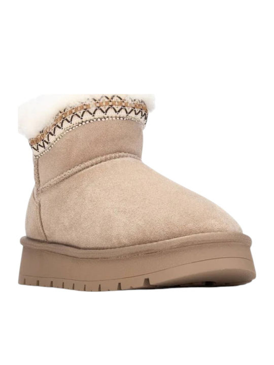 Beige Herrenstiefel