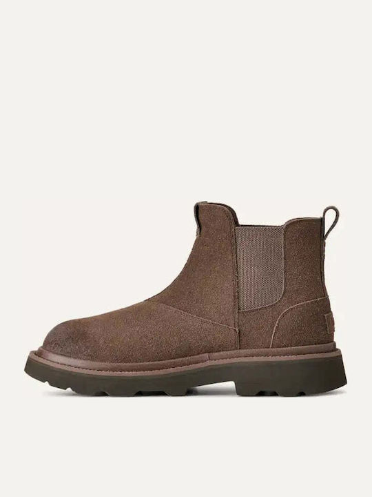 Suede Brown Chelsea Boots