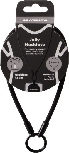 Sbs Silicone Necklace Lanyard Smartphones Black