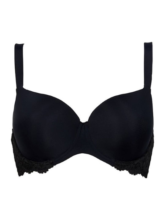 Bra with Light Padding Underwire Black
