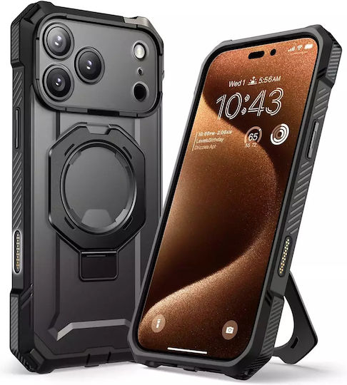 Supcase Ub Grip Mag Umschlag Rückseite Silikon / Kunststoff Schwarz (iPhone 17 Pro)