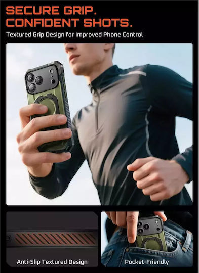 Supcase Ub Grip Mag Back Cover Σιλικόνης / Πλαστικό 2mm Πράσινο (iPhone 17 Pro Max)