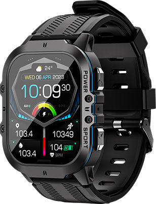 Oukitel BT20 Smartwatch (Μαύρο / Μπλε)