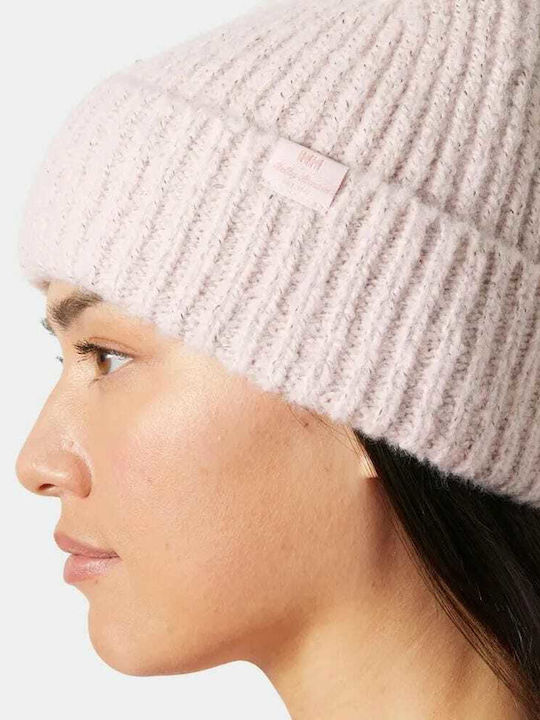 Beanie Unisex Σκούφος Πλεκτός σε Ροζ χρώμα