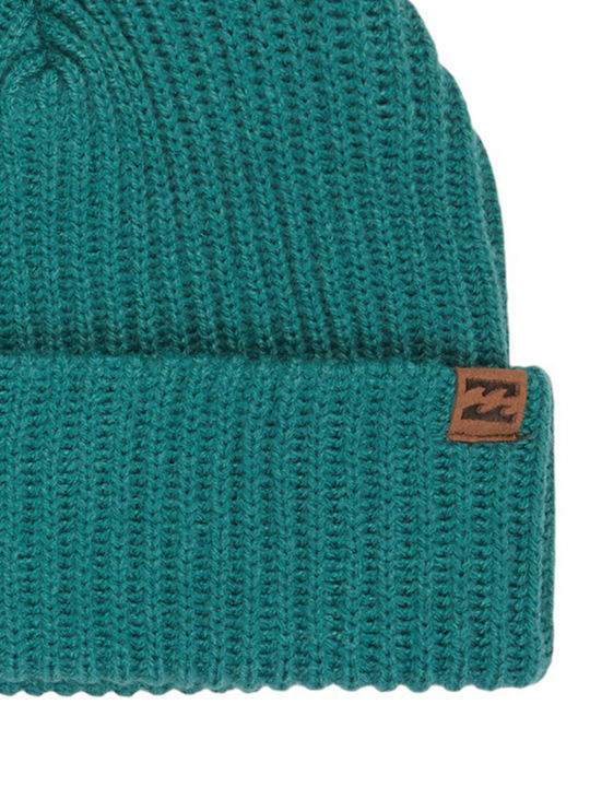Alta Beanie Beanie with Rib Knit in Green color