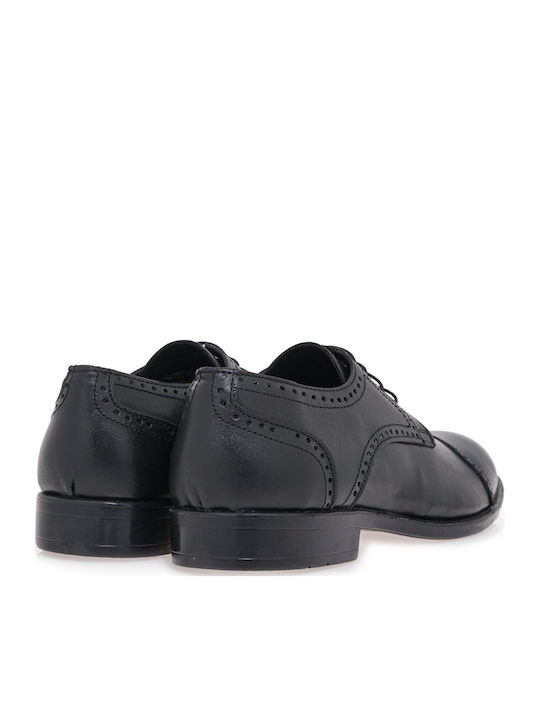 Leder Herrenschuhe Schwarz