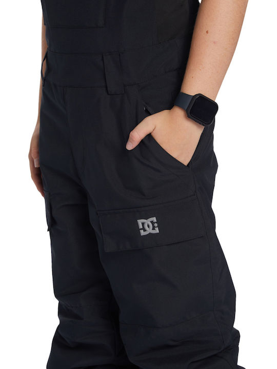 DC Snow ADBTP03013-KVJ0 Kids Dungarees for Ski & Snowboard Black