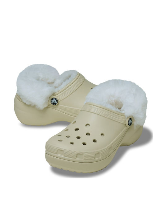 Crocs Clog Clogs with Fur Beige 212854-2Y2