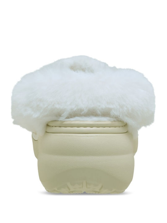 Crocs Clog Clogs with Fur Beige 212854-2Y2