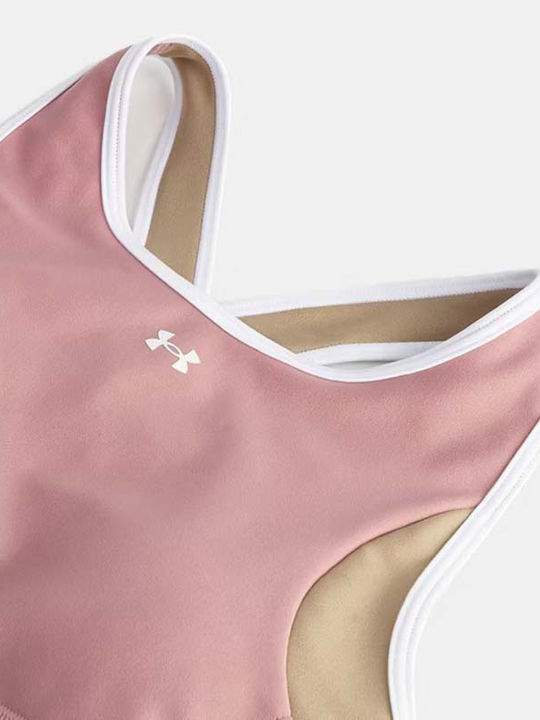 Crossback Mid Frauen Sport-BH Rosa