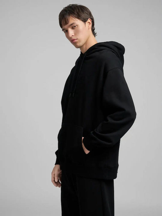 Sweatshirt with Hood Black