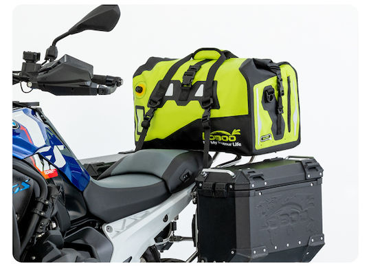Loboo Waterproof Motorcycle Tail Bag 90lt Black