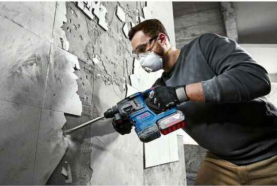 Bosch Impact Demolition Hammer Battery 18V 2x4Ah with Chuck SDS Plus 0611924021