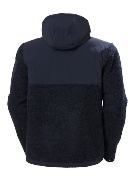 Patrol Men's Fleece Cardigan Navy Blue