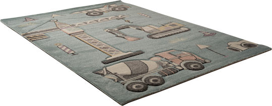 Tzikas Carpets 76888-230 Παιδικό Χαλί Αυτοκινητόδρομος Μπλε 133x190cm