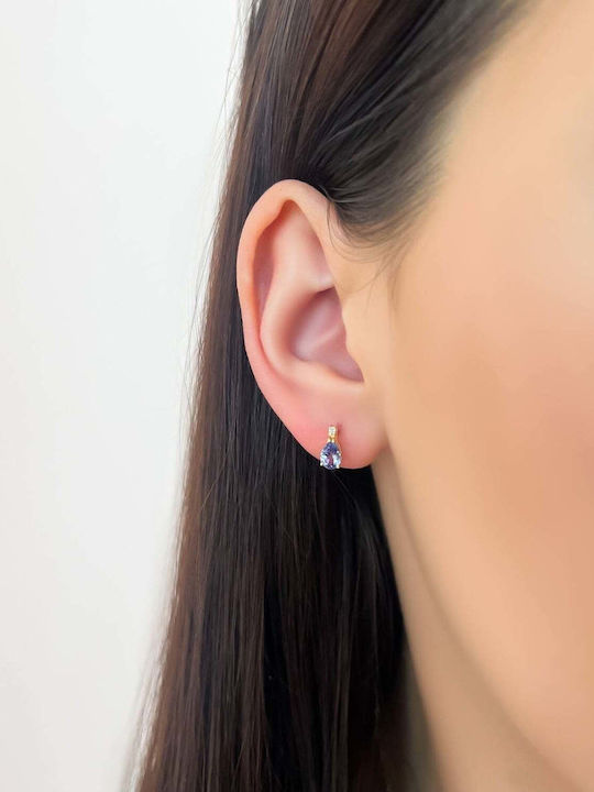 Sorelly Cercei din Aur 14K cu Diamant