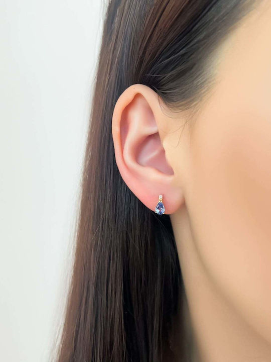 Sorelly Cercei din Aur 14K cu Diamant