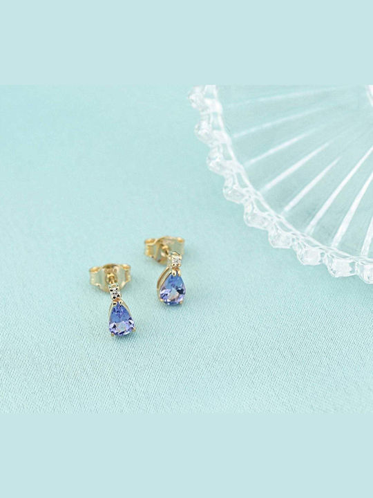 Sorelly Cercei din Aur 14K cu Diamant
