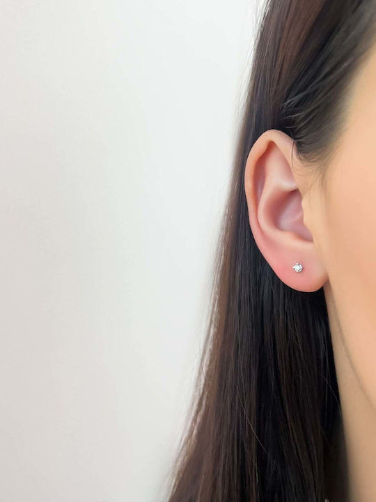 Sorelly Cercei din White Gold cu Diamant