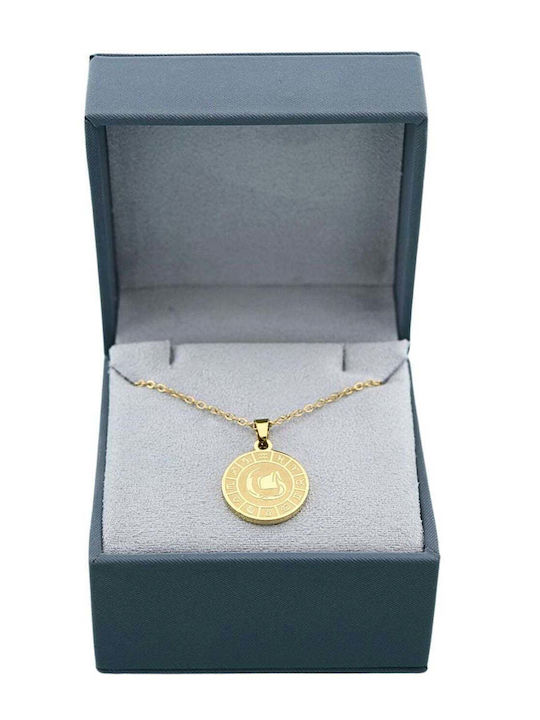 Sorelly Charm Semn zodiacal din Placat cu aur Oțel