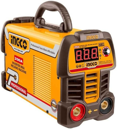 Ingco Ηλεκτροκόλληση Inverter MMA με Μέγιστο Ρεύμα Συγκόλλησης 200A