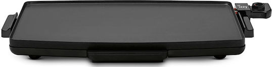 Izzy Plancha BBQ XL Tabletop Electric Grill Smooth Plate 2400W with Adjustable Thermostat 59.5cmx34.5cmcm
