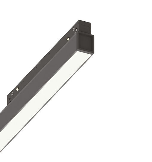Ideal Lux Ego Wide LED Комерсиално Линейно Осветление Светило Таван 26W Топло бяло IP20