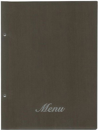 Next Menu Holder Made of PU Leather in Brown Colour 32x24 cm Fabric