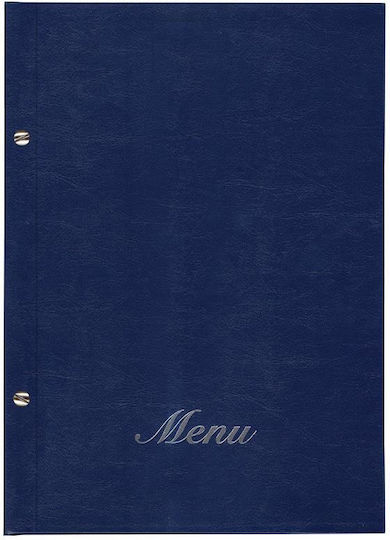 Next Wine List Made of PU Leather in Blue Colour 32x23.5 cm Basic
