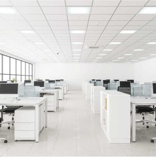 Ideal Lux Platz Vertieft LED Panel 40W mit Warmes Weiß Licht 3000K