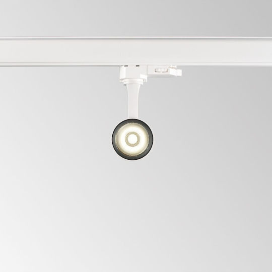 Ideal Lux Μονό LED Φυσικό Λευκό Σποτ σε Λευκό Χρώμα