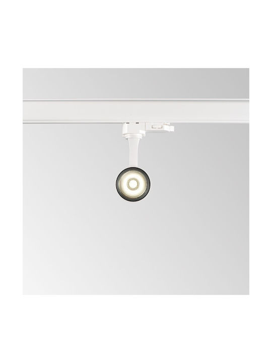Ideal Lux Μονό LED Φυσικό Λευκό Σποτ σε Λευκό Χρώμα