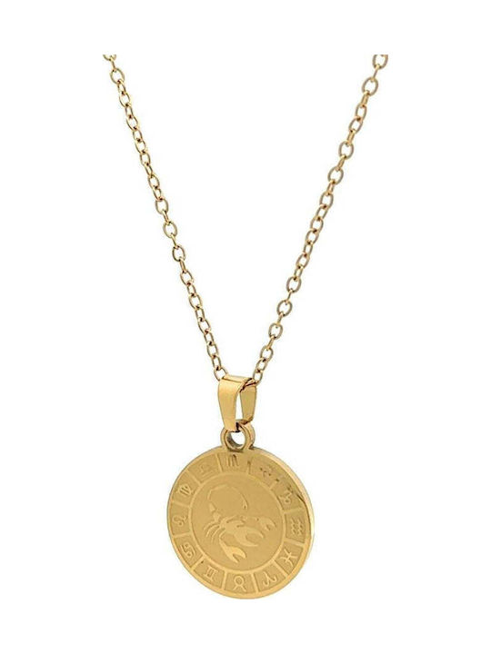 Sorelly Charm Semn zodiacal din Placat cu aur Oțel