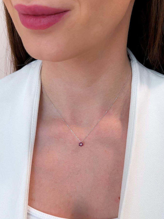 Sorelly Halskette aus Weißgold 14K Sorelly Halskette aus Weißgold 14K